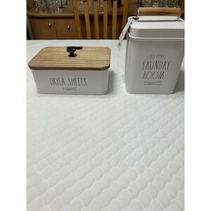 Rae Dunn Laundry Room Set.
Laundry Room  and Dryer
Sheets